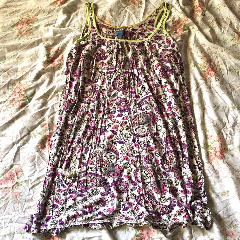 Funky Pattern Lace Nightgown